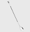Metallurgica Motta 398, Cocktail spoon Boston, Длинная ложечка из нержавеющей стали для коктейлей