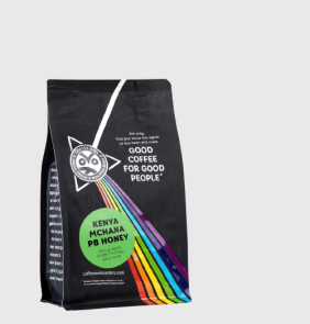 Kenya Mchana PB Honey, кофе OWL в зернах Specialty Coffee, упаковка 125 гр.