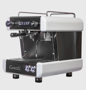 Кофемашина эспрессо рожковая CONTI CC100 Standard TC White 1 группа, белого цвета