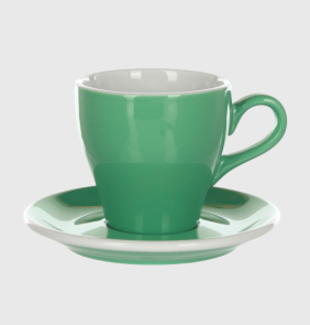 Кофейная пара LOVERAMICS Tulip 280 мл, мятный