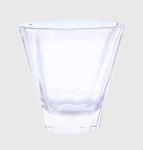 Стакан LOVERAMICS Urban Glass Twisted Cappuccino Glass Clear, объем 180 мл
