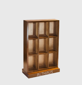 Стенд Althaus Deli Pack из мореного ореха для храниения и демонстрации чайных пакетиков