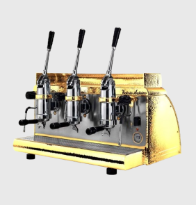 Кофемашина эспрессо леверная Victoria Arduino Athena Leva 3 groups Cooper, медный корпус